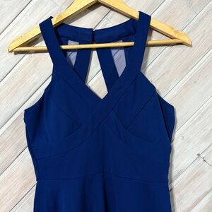 Royal blue short dress